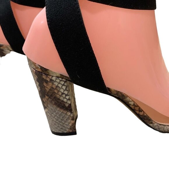 Vince Camuto Women's Size 8 Citriana Open Toe Sandal Ankle Strap Snake Print - Picture 2 of 10